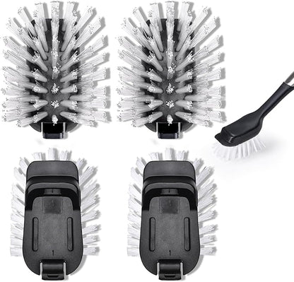 Brush Refill for OXO Steel Dish Brush - 4 Pack Dish Brush Cleaning Replacement Head