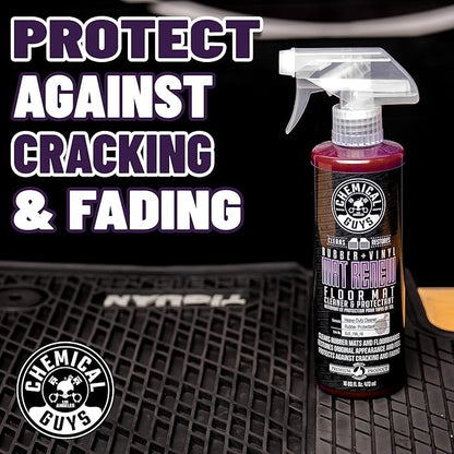 Chemical Guys Mat Renew Rubber + Vinyl Floor Mat Cleaner And Protectant, Safe for Cars, Trucks, SUVs, Motorcycles, RVs & More, Extra Large 32 fl oz