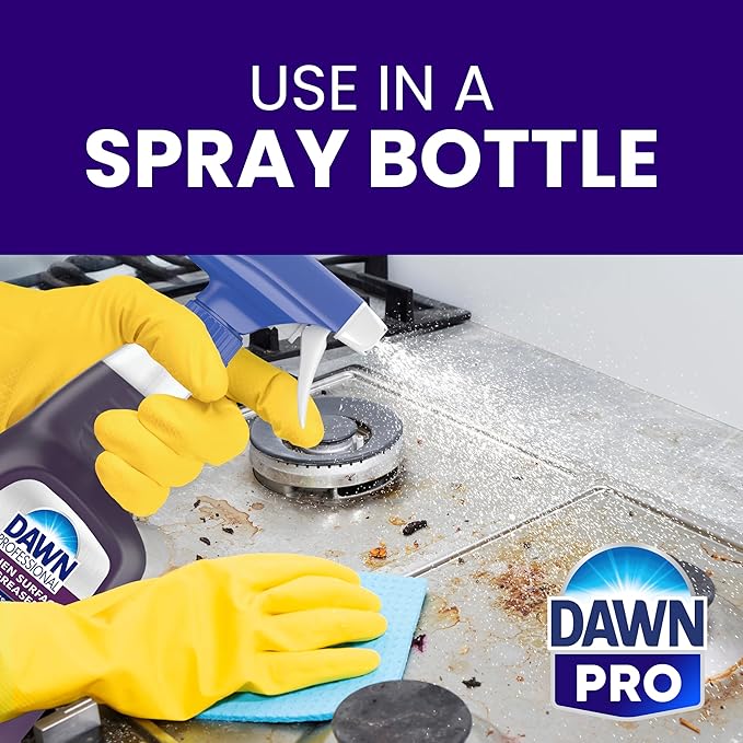 P&G Professional DAWN Kitchen Surface Degreaser - 1 GAL (Case of 2) - For Removing Grease Found in Commercial Kitchens & Food Service (Packaging May Vary)