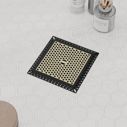 Not Moving Shower Drain Hair Catcher,Effective Hair Catcher Shower Drain,Square Flat Shower Drain Cover Protector Filter,Efficient Drainage,Hair Trap Stopper