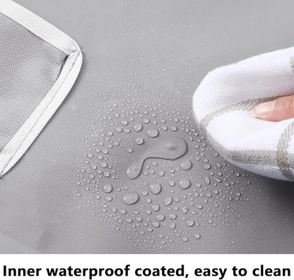 Bonuci 2 Pcs Laundry Sorter Replacement Bags Hamper Cart Removable Replacement Laundry Storage Organizer Bag Hamper Liner, No Hooks 14.76 x 8.66 x 21.65 Inch (Gray)