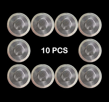 10PCS Mesh Sink Drain Strainer Bathroom, 2.75" Stainless Steel Slop Basket Filter Trap Hair Catcher, Tub Drain Screen Filter Cover Mesh Bathroom Bathtub RV Laundry Lavatory Balcony Utility