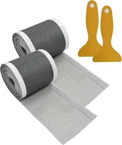 Neodrain 2 PCS Linear Shower Drain Hair Catcher Cutable Disposable Bathroom Drain Sticker，3.54”x32.8FT