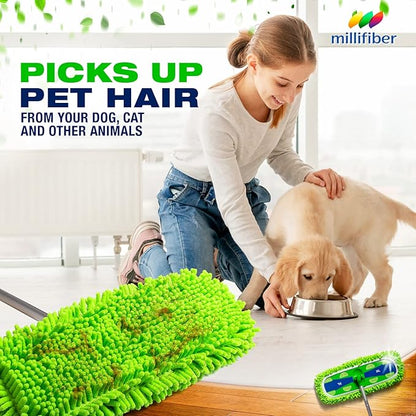 Millifiber X-Large Dust Mop Refill for Swiffer XL Mop (2 Pack) - Microfiber Pet Heavy Duty Dry Refills (Handle is Not Included)