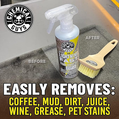 Chemical Guys Lightning Fast Carpet and Upholstery Stain Extractor - Carpet Cleaner, Safe for Fabric, Upholstery, Cars, Home, Office, Furniture, and More, Fresh Scent - 128 oz