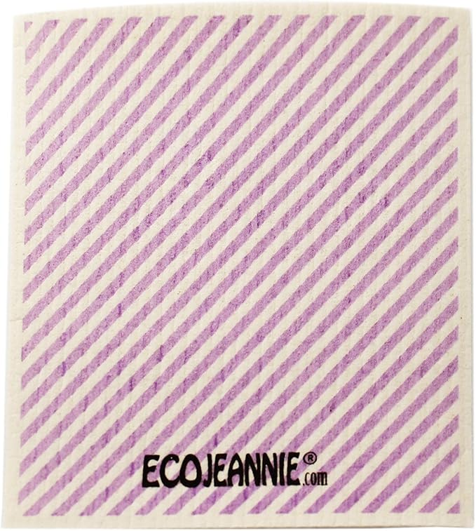 Wholesale EcoJeannie Eco-Friendly German Cleaning Cloth 100% Biodegradable Cellulose Sponge Cloths, Kitchen Cloths, GMO-Free, Reusable - Made in Germany Packaged in P.R.C. (4 Pack)