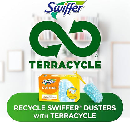 Swiffer Dusters Starter Kit, Kit Includes 1 Handle and 5 Dusters