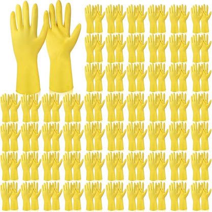 Rubber Reusable Gloves Long Household Dishwashing Gloves Kitchen Cleaning for Dishes Clean Gardening