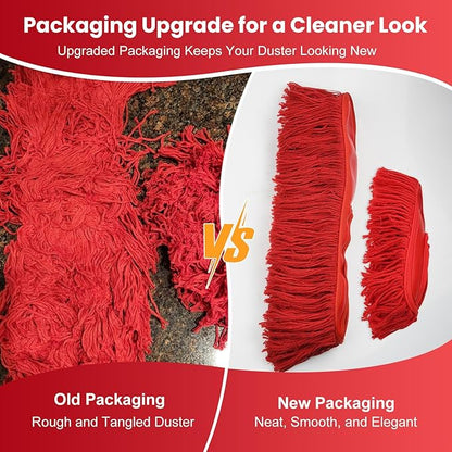 Car Duster Detailing Kit Replacement for California Car Duster Exterior Interior Cleaner Soft Cotton Mop Quickly Safely Removes Light Daily Dust for Car Dust Pollen Removing （Handle Not Included）