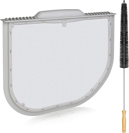 5231EL1001C Lint Filter Replacement for LG and Kenmore Dryers, Rim with Felt Seal, Ultra Durable Lint Screen Trap with Dryer Vent Lint Brush