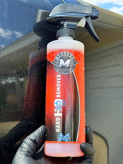 Hard H2O Remover 16 oz (Pack of 1) | Professional-Strength | Restores Surfaces | Dissolves and Removes Calcium Deposits and Mineral Buildup | Versatile Application on Various Surfaces