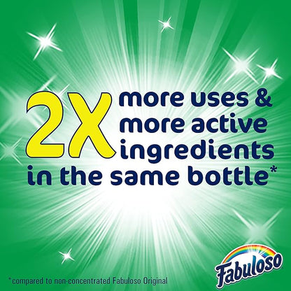 Fabuloso Multi-Purpose Cleaner,2X Concentrated Formula,Refreshing Lemon Scent,56 oz,(Pack of 5)