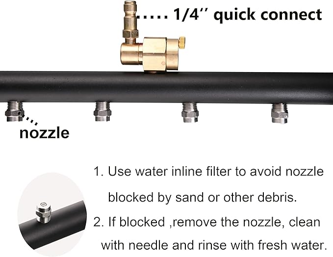 Tool Daily Dual-Function Undercarriage Cleaner,Surface Cleaner for Pressure Washer, 16 Inch, Underbody Car Wash Water Broom with 3 Pieces Extension Wand, 4000 PSI