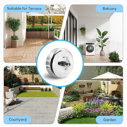 Retractable Clotheslines SUS304 Clothes Dryer with Adjustable Rope Shower Clothes Line