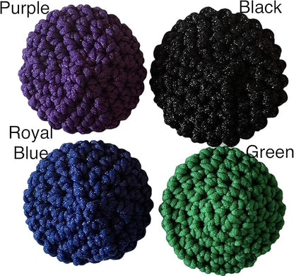 Handmade Kitchen Scrubbies - Nylon Yarn - Pot Scrubbers - Sponge - Scouring Pad - Reusable - Exfoliating - Set of 3 (or 4) - Double Thickness - Large