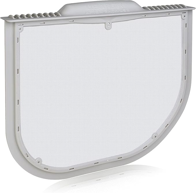 5231EL1001C Lint Filter Replacement for LG and Kenmore Dryers, Ultra Durable Lint Screen Trap, Rim with Felt Seal, Filter Size 12.2 * 10.6 * 1.5 inch (31.1 * 27.0 * 3.8 cm)