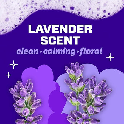Mr. Clean Magic Eraser Sponge, Bathroom, Shower, Tub Cleaner, Soap Scum Remover, Bathroom Cleaning Supplies, Dawn Cleaning Power with Lavender Scent, Shower & Tub, 8ct