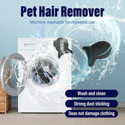 Pet Hair Remover for Laundry, Reusable Dog & Cat Hair Remover Tool, Effectively Removes Pet Hair, Lint and Dander from Bedding and Clothing, Suitable for Washing Machines, Dryers 4PCS