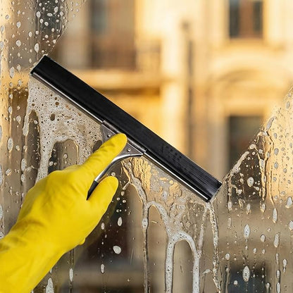 Professional Cut-to-Size Replacement Rubber Squeegee Blade, 41" Household Squeegee Refill, High Elasticity Squeegees Strips, Fits Most Window Washing Squeegees for Streak Free Cleaning
