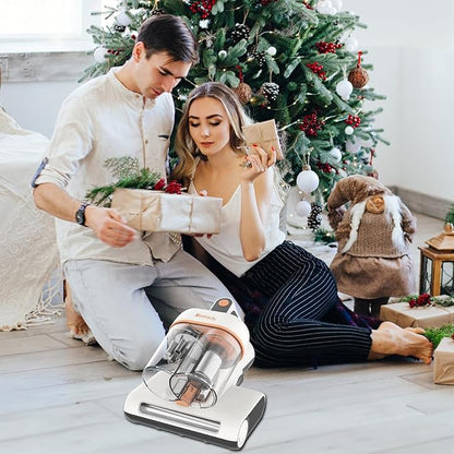 Bestauty Bed Vacuum Cleaner, 500W Mattress Cleaner with UV, 7-16Kpa 2 Levels of Adjustable Powerful Suction Mattress Vacuum Cleaner, 6 Stage Filtration System for 99.9% Filtration, Lightweight, Corded