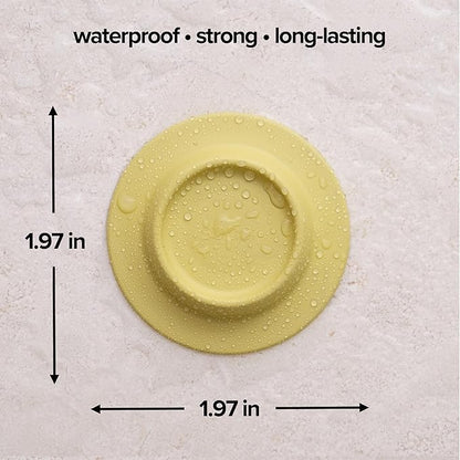 Magnetic Soap Holder – No-Drill Installation – Space-Saving Wall Soap Dish – Wall Mounted, Eco-Friendly Bar Soap Holder – Recycled Ocean Plastic – Stick Anywhere - Soapi (Yellow)