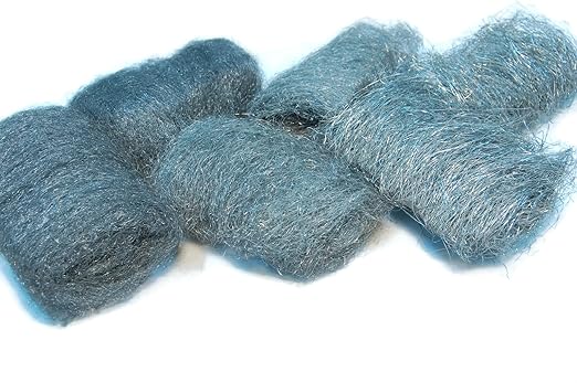 Stainless Steel Wool Pads, 6pc Assorted Pack (Fine, Medium, Coarse) - by Rogue River Tools. Made in USA! Oil Free, Won't Rust.
