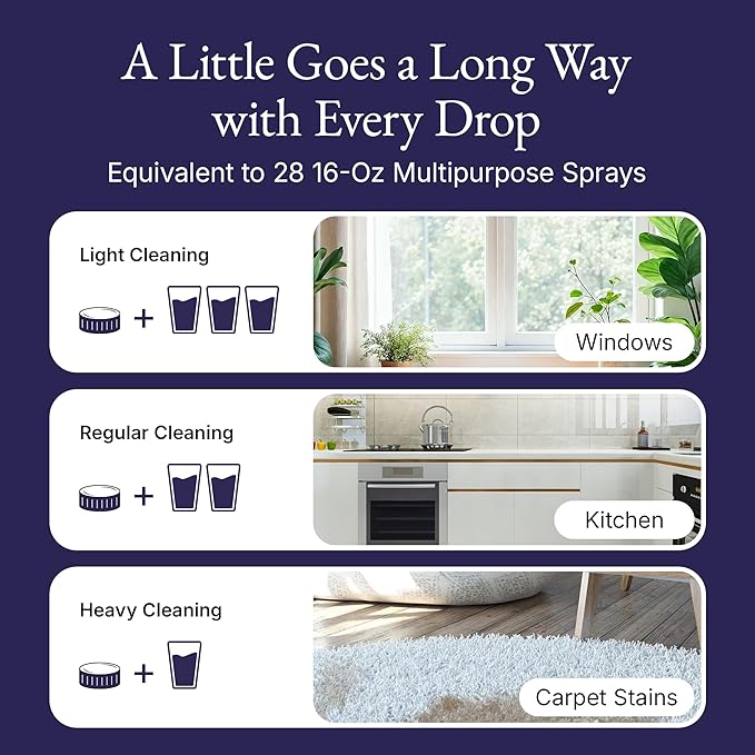 Mop Soap Royalty, Floor Cleaner for Mopping, Luxury Scented Mop Soap, LVP Vinyl Laminate and Hardwood Floor Cleaner Solution, Plant Powered Floor Cleaner
