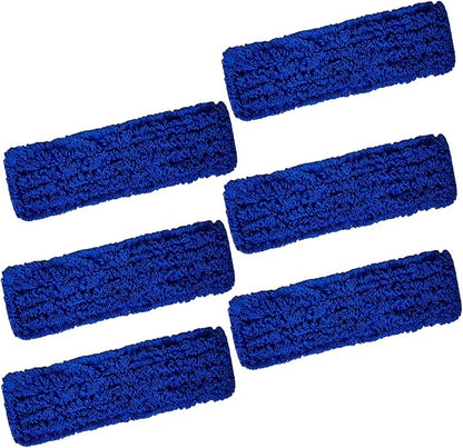 Kleen Handler 48 inch Microfiber Dust Mop | Extra Large Washable Commercial Mop Head Replacement, Pack of 6