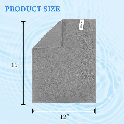 FIXSMITH Shop Towels-200 Pack, Multi-Functional Shop Rags, 12 x 16 in Microfiber Cleaning Cloth, Highly Absorbent Cleaning Rags, Cleaning Towels for Car Kitchen Home Office