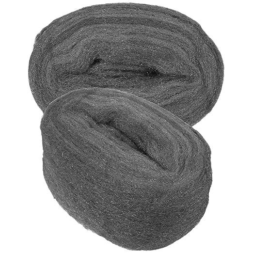 2 Rolls #0000 Extra Fine Steel Wool Pads, Flexible Wire Mesh Buffing and Polishing Fabric for Cleaning Rust and Finishes on Wood and Metal Surfaces, Reusable Steel Wool for Window