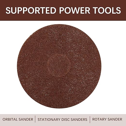Scrubbing Disc for Oreck ORB550MC Orbiter Floor Machine,Orbiter Brown Scrub Pad Fits for Deep Cleaning and Stripping Hard Floors,12" Commercial Floor Scrubber Pad Fits for Heavy-Duty Cleaning,1 PCS