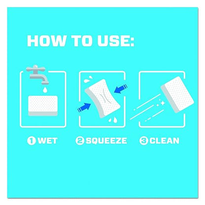 Mr. Clean 82038CT Magic Eraser Extra Durable, 4 3/5" x 2 2/5", 4/Box (Case of 8 Boxes)