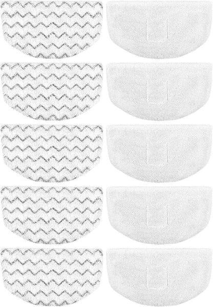 10 Pack Steam Mop Replacement Pads for Bissell Powerfresh Steam Mop 1940 1806 1544 2075 2685A 2181 2814 Series, Model 19402 19404 19408 19409 1940A 1940F 1940Q 1940T 1940W B0006 B0017 2075A
