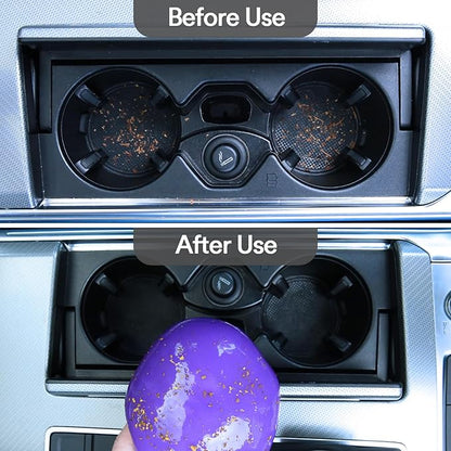 PULIDIKI Car Cleaning Gel Cleaning Putty Car Interior Cleaner Car Detailing Kit Car Cleaning Slime Car Cleaning Supplies Car Accessories Gifts for Men Women Purple