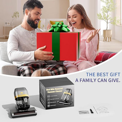 Mattress Vacuum Cleaner, Bed Vacuum Cleaner with UV & Ultrasonic, 16Kpa Suction Handheld Bed Vacuums with High Heating Tech, Effectively Clean Up Bed, Pillows, Sofas, Carpets, 550W