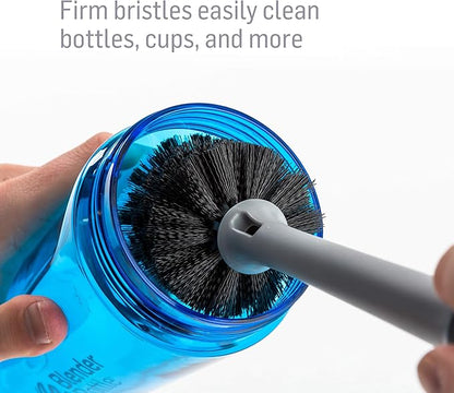 BlenderBottle 2-in-1 Shaker Bottle and Straw Cleaning Brush, 2 Pack