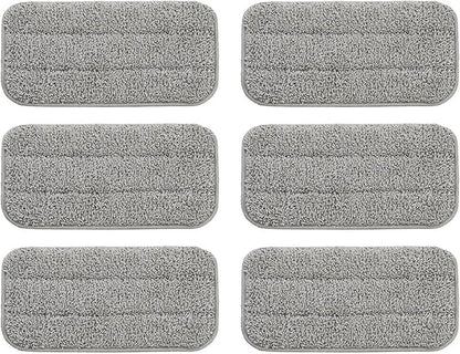 Seyola Steam Mop Pads for Floor Cleaning, Washable and Reusable Replacement Mop Pads 6pack