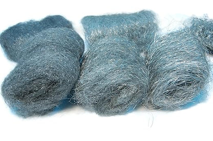 Stainless Steel Wool Pads, 6pc Assorted Pack (Fine, Medium, Coarse) - by Rogue River Tools. Made in USA! Oil Free, Won't Rust.