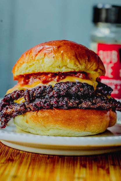 Angus & Oink Gift Set | Steak & Burger Gift Box | 1 x Texas Steak SPG 250G | 1 x Fries With That? 225G | 1 x Gaucho Chimmichuri Seasoning 220G | 1 x Montreal & Burger 250G | BBQ Seasonings