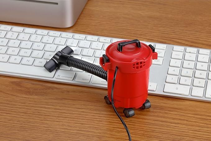 Mini USB Powered Shop Vac – Compact Wet Dry Vacuum Cleaner for Carpet, Cars & Small Jobs – Portable Cordless Shop Vacuum with Detachable Hose & 5ft USB Cord – Small Wet Dry Shop Vac