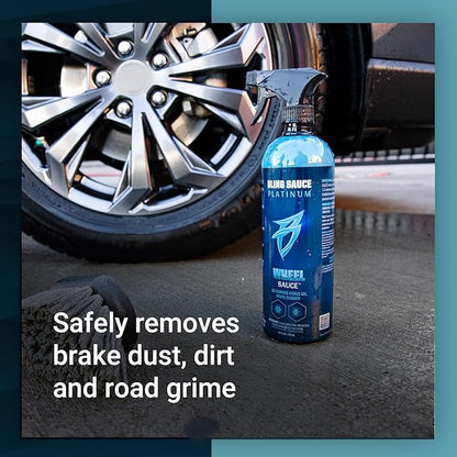 Bling Sauce Platinum Wheel Sauce, All Surface Citrus Gel Wheel Cleaner for Cars, Trucks, SUVs, 24oz.