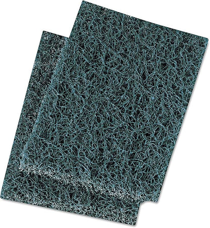 Boardwalk 188 Extra Heavy-Duty Scour Pad, 3 1/2 X 5, Blue/Gray, 20/Carton