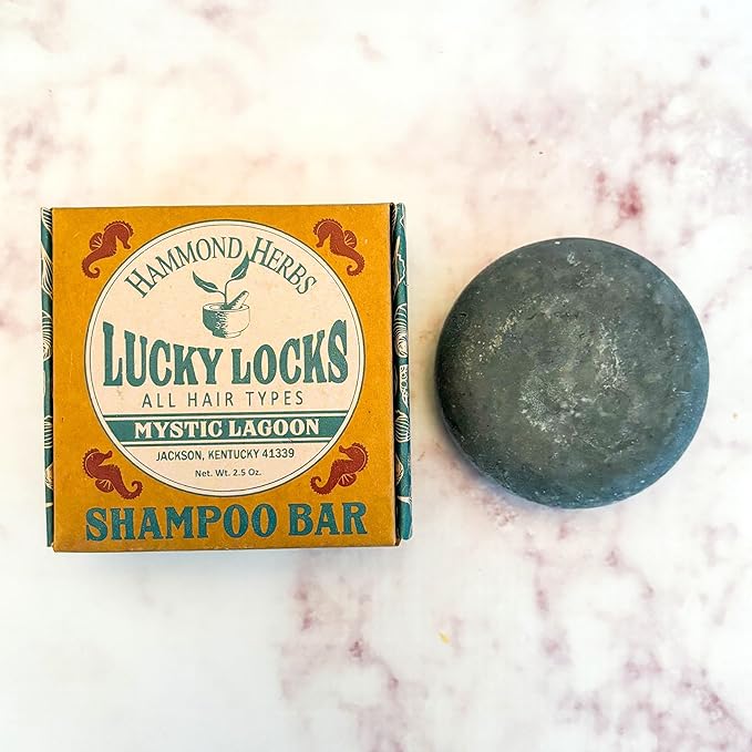 Lucky Locks | Mystic Lagoon | Natural Shampoo Bar | Zero Waste Hair Care | Sulfate Free
