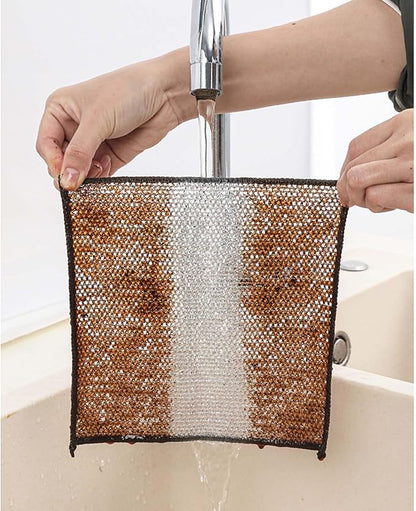 HIC Kitchen Multi-Use Non-Scratch Wire Cleaning Cloths, 2 Sets of 6