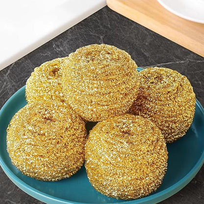 Copper Dish Scrubber - Extra Strong Ball | Heavy Duty Cleaning Ball for Pots, Pans & Grills - Removes Stubborn Dirt, Buildup & Stains