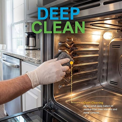 PAMI Non Scratch Ultra Smooth Grade 0000 Steel Wool Pads for Glass Cleaning (Pack of 8) (#000 - Extra Fine)