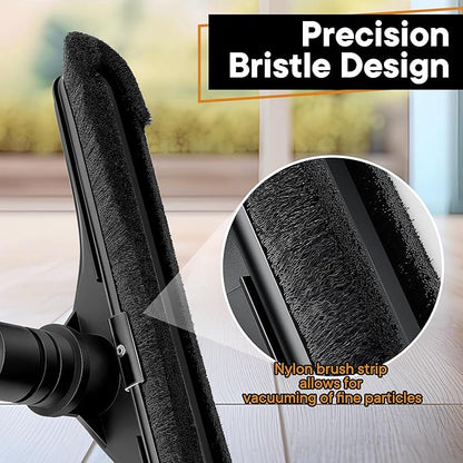 Replacement Floor Tool Compatible with ProTeam 101446 E-Z Glide Backpack Vacuum,Compatible with Hoover C2401, 14" Multi-Surface Brush for Commercial Cleaner(Nylon Brush Pro,Black)