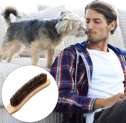 3 Pieces Wood Cashmere Comb and Wood Sweater Shaver Comb Combo Pack Fabric Sweater Shaver Lint Remover Comb with Lint Brush Multi-Fabric Shaver Removes Pilling, Fuzz and Lint from Garments