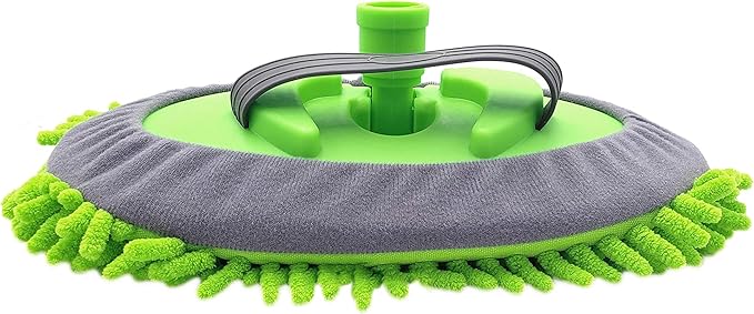 Sengo Car Wash Mop Head Replacement Soft Microfiber Cleaning Mop Head Water Flow-Through or Not for Cars Auto RV SUV Boat. Car Scruber Head