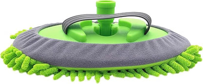 Sengo Car Wash Mop Head Replacement Soft Microfiber Cleaning Mop Head Water Flow-Through or Not for Cars Auto RV SUV Boat. Car Scruber Head